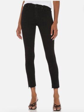 MOTHER Black Skinny Jeans